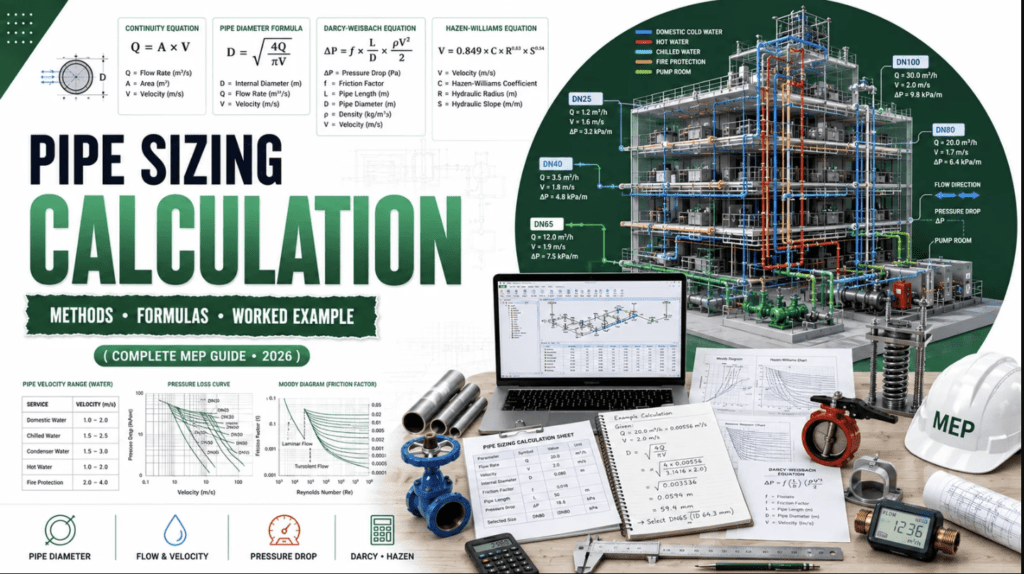 pipe sizing calculation