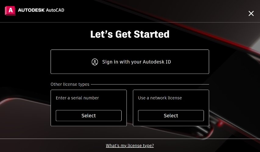 Earlier Education product catalogue with the AutoCAD Select button highlighted